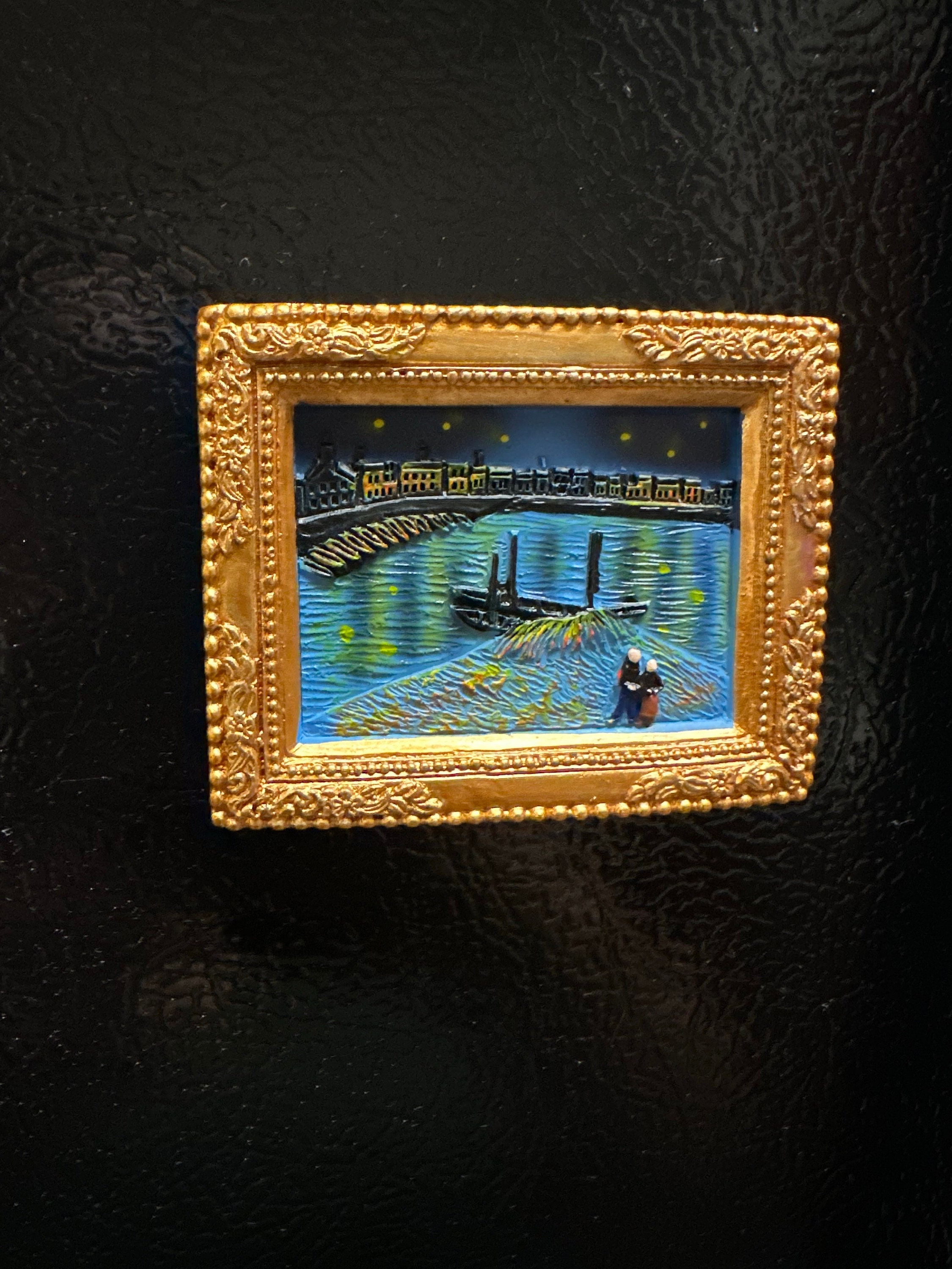 World famous paining kitchen refrigerator magnets painting 3D