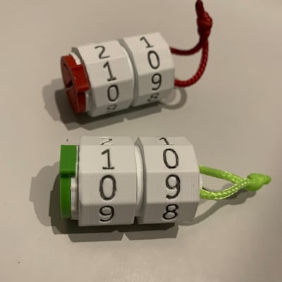 Compact Point Counter 3 Wheels for Board Games, Role Playing Games ...