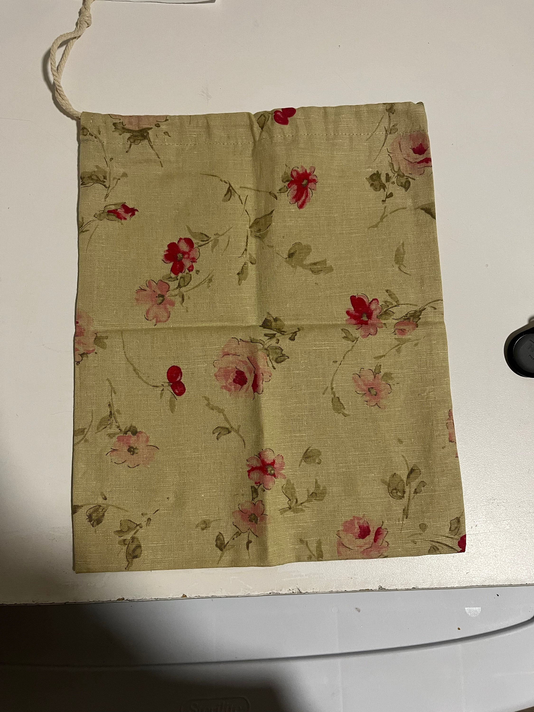 Linen Bread Bag, Bread Bag for Homemade Sourdough Bread, Reusable Produce Bag, Food Storage, Made in USA, Bread Baker Gift