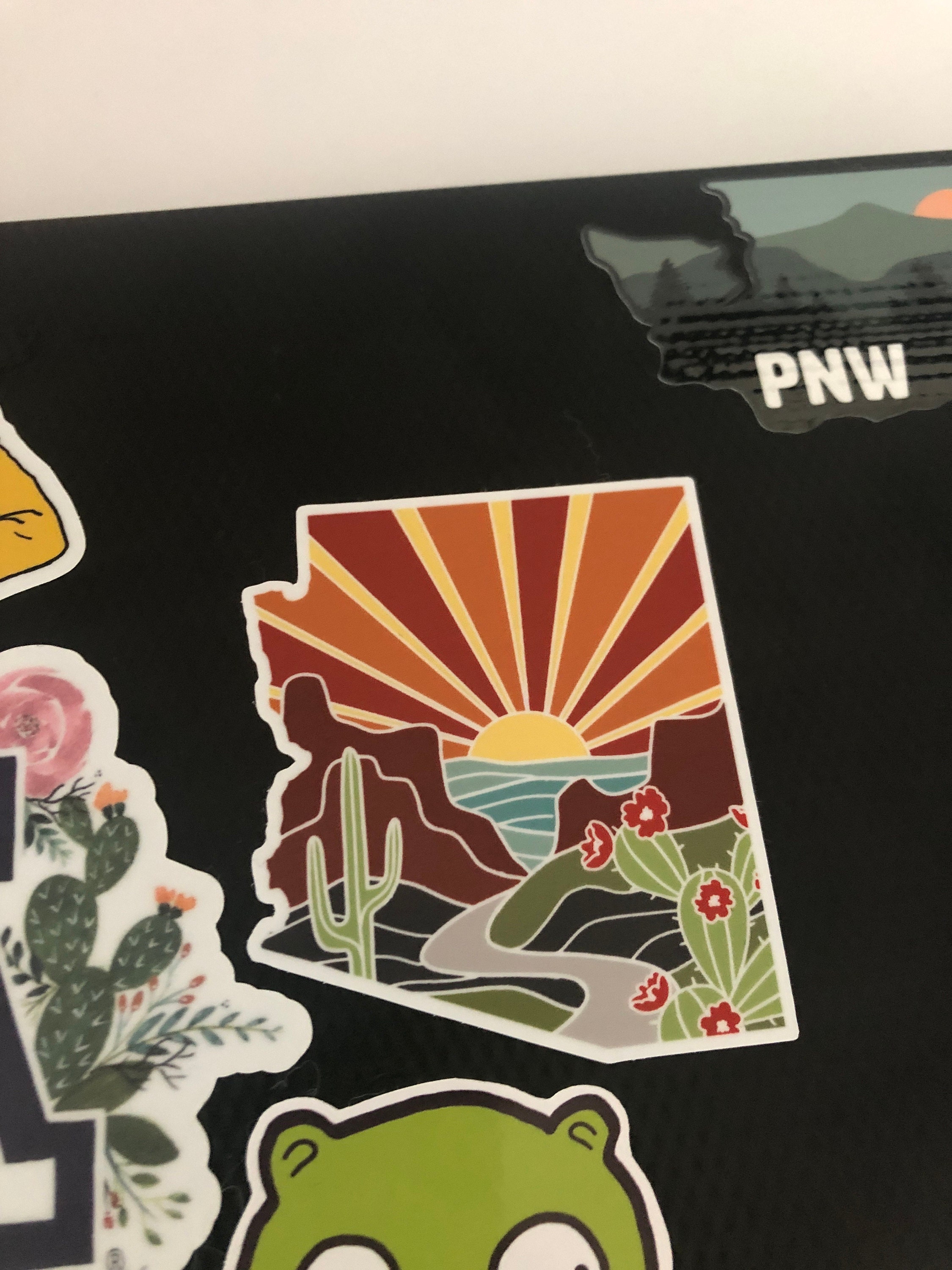 Arizona Durable Sticker | High Quality Bumper Sticker | United States Vinyl Decal | Weatherproof Sticker | Water Bottle Sticker | 3&quot;