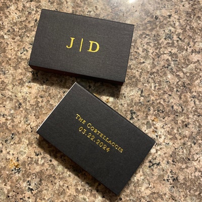 Initial Monogram Personalized Classic Match Boxes Favors - Etsy