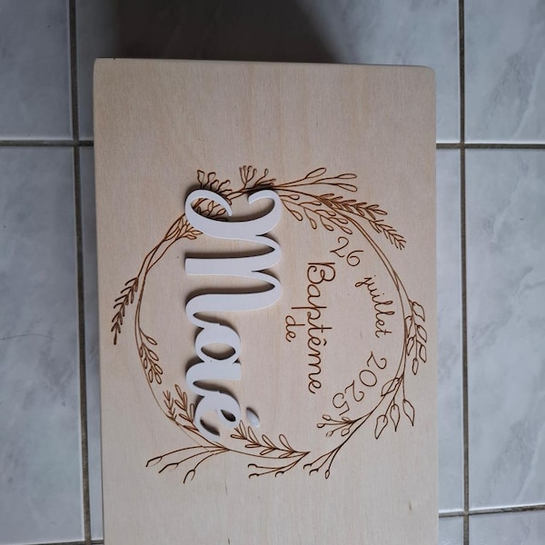 Briquet Personnalisable En Bois De Santal - Gravure Logo, Nom Ou Initiales - Boîte Cadeau Incluse - Cadeau Homme Anniversaire, EVG, Garçon D'honneur