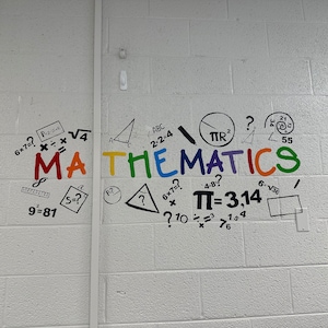 Decalcomanie da muro di matematica, arte della parete in vinile di ...
