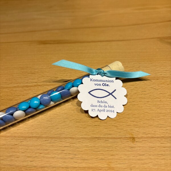 10 x Gastgeschenke Give aways im Reagenzglas Hochzeit, verschiedene