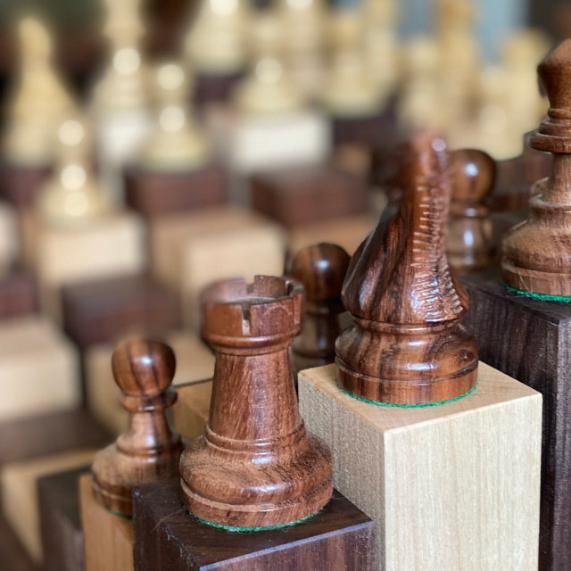 Play Chess at the Next Level With the Adjustable 3D Chess Board