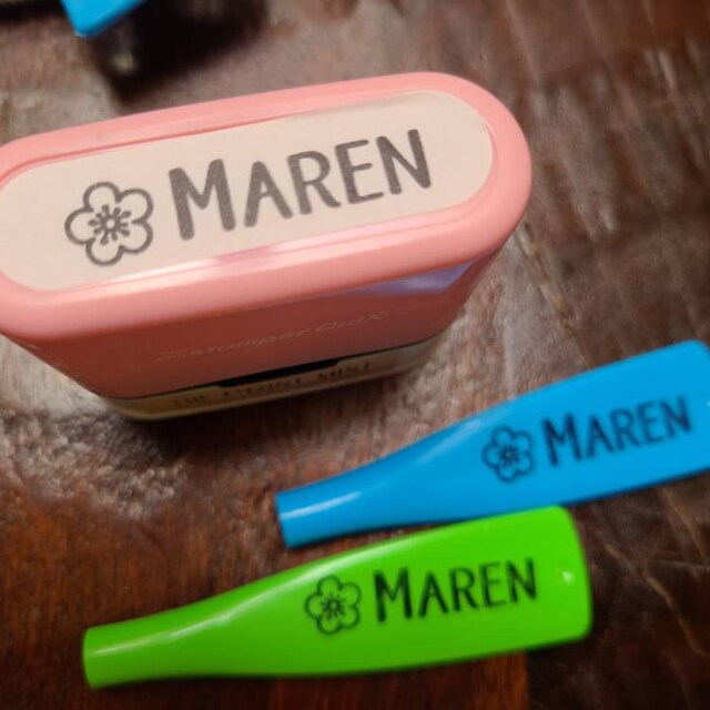 NAME-DROPPER™ Permanent Ink Clothing Stamp & Laundry Marker