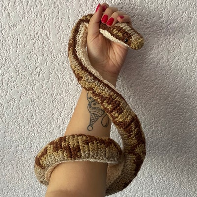Ball Python Amigurumi Crochet Pattern, Betty the Realistic Plush Snake ...