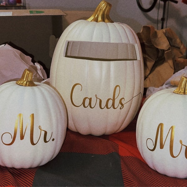 Fall Card Box Fall Card Box, Wedding Décor, Pumpkin Wedding Card Box - Etsy