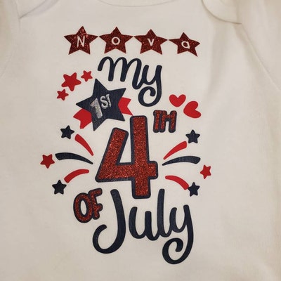 My 1st 4th of July SVG, My First 4th of July Svg, Baby's First 4th of ...