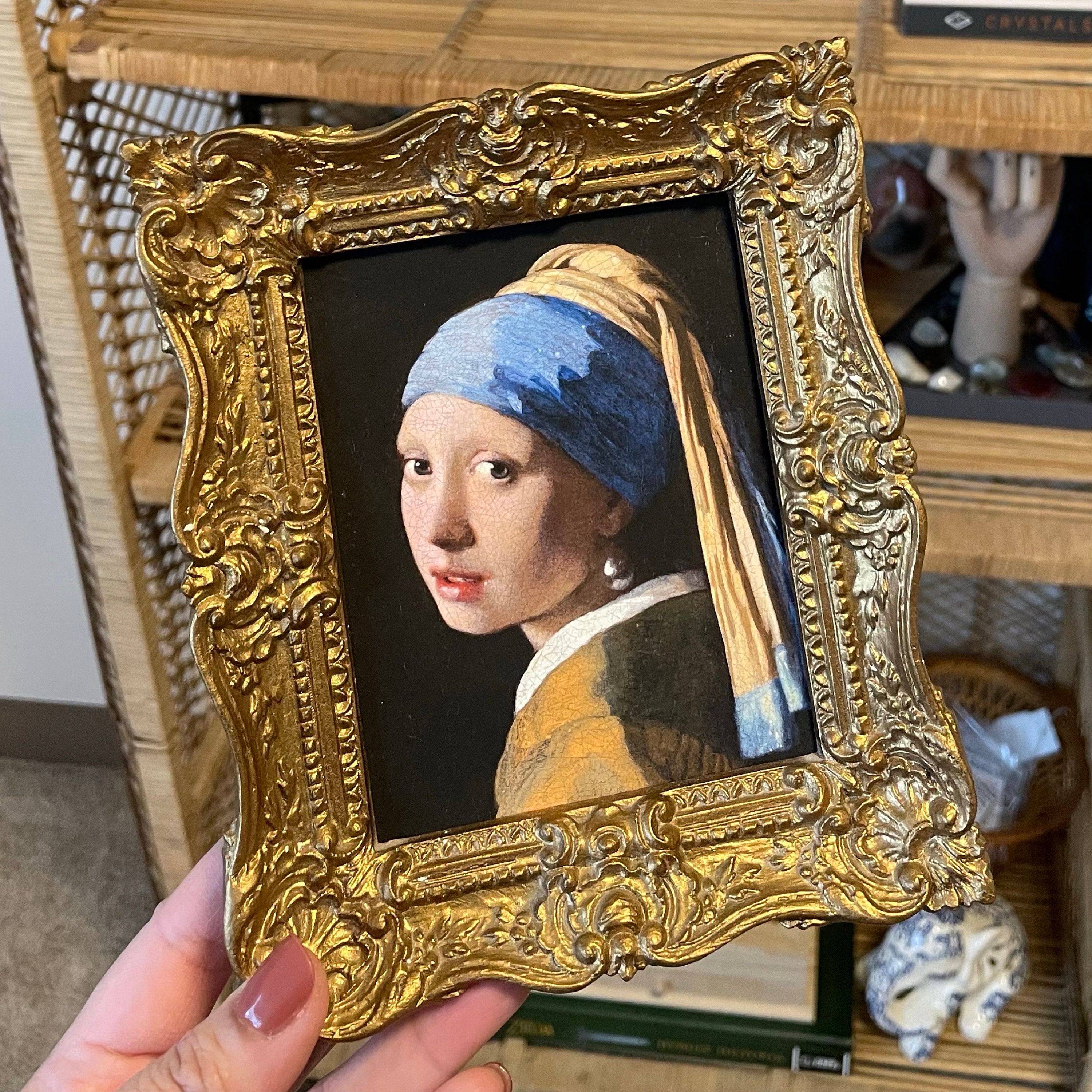 Girl With A Pearl Earring, Johannes Vermeer, Famous Painting, Classic Portrait Painting, Museum Quality Print, 1665