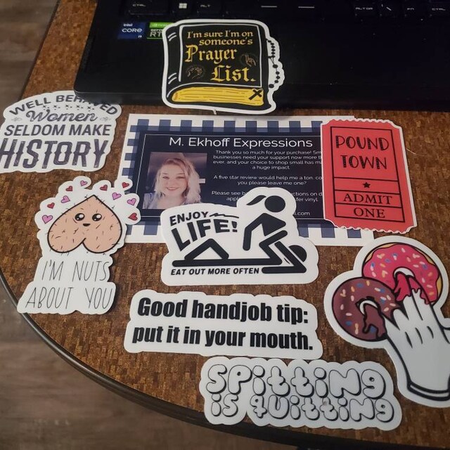 IMPERIAL VIBES 'I Hate People' Sticker - Vinyl Decal For Car, Laptop, Water Bottle - Waterproof & Removable
