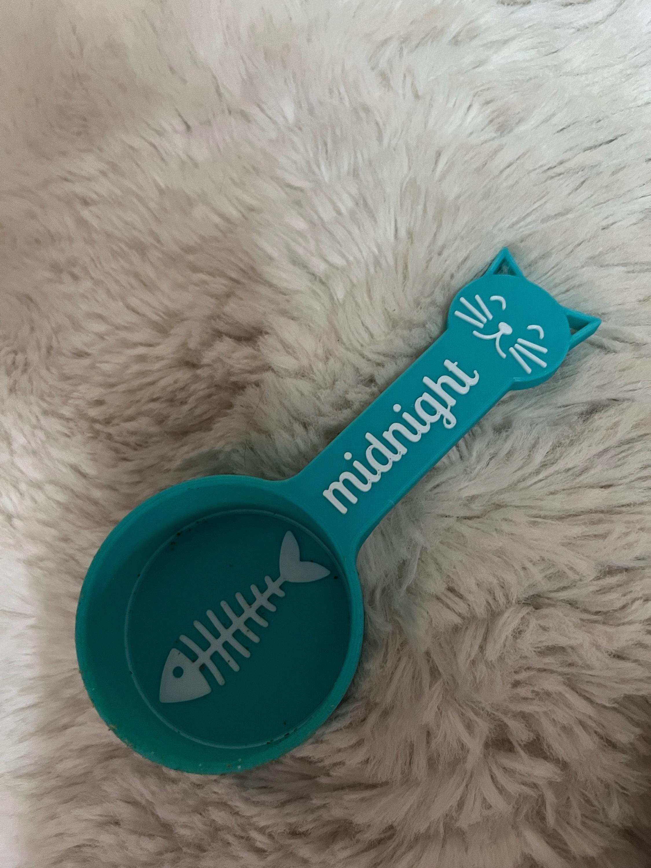Personalisierter Futterlöffel für Katzen, Messbecher für Tierfutter mit Namen, Kibble Scoop, Individuelle Geschenkidee für Katzen