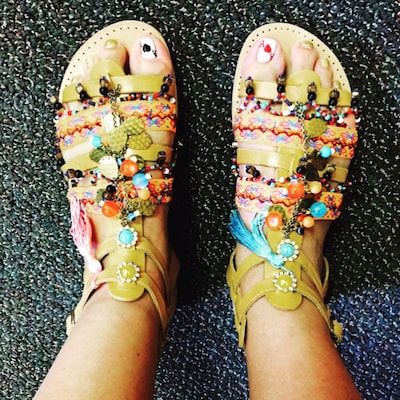 uspa leather sandals