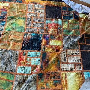 Stained Glass Batik Quilt Pattern Digital Etsy