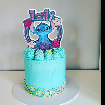 Stitch Cake Topper 3d Con Shaker - Sakura Artesania - Foto 9
