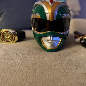 ANIKI Green Ranger BITS 2014 version MMPR Cosplay Costume