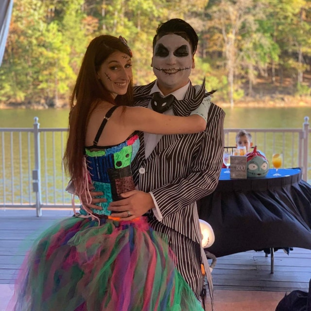 Custom Made Sally Inspired Corset Couture Halloween Wedding Dress, the Nightmare  Before Christmas Halloween and Wedding Dress - Etsy