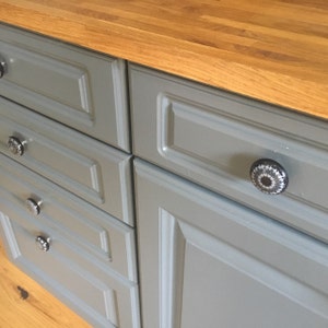 Schwarze und graue Keramik Knäufe Keramik Türknöpfe | Etsy