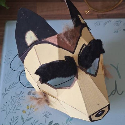 Diy Riot Mask DIY Mountain Lion Roaring Mask Template, Cougar Paper Craft, DIY ...