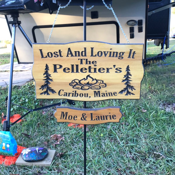 Wrought Iron Sign Stake: Heavy Duty Camping Sign Holder - Etsy