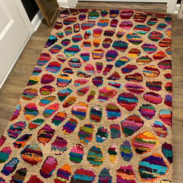 Urban 86 Fall Rug URBAN86 Circles Hand Made Tufted Jute and Chindi Rug (july Special ) - Etsy