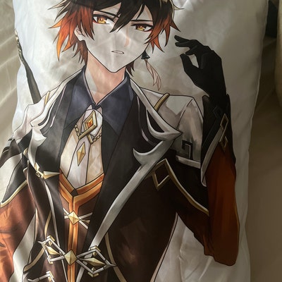 Genshin Impact-zhongli-dakimakura Anime Hugging Body Pillow Cover Case ...