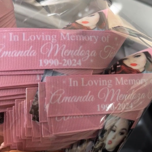 Memorial Ribbon, Personal Memorial Ribbons, Awareness Robbins, Custom ...