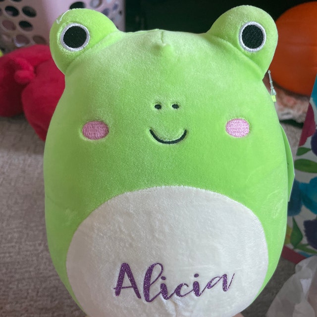 Personalized Squishmallow Wendy Frog 8 Inch, Squishable Plush, Christmas  Gift for Kid, Personalized Stuffed Animal, Custom Plush 