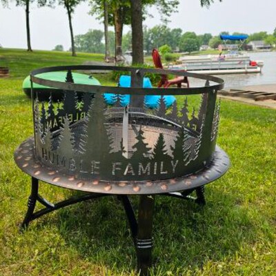 Custom Firepit Horses Fire Pit Ring Heavy Duty Outdoor Fire - Etsy