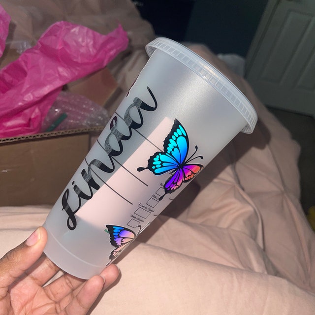 Butterflies LV Custom Starbucks Cold Cups - Eventeny