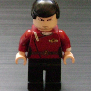 Design Personnalisé figurine-Jean Luc Picard STAR TREK Imprimé sur LEGO Pièces 