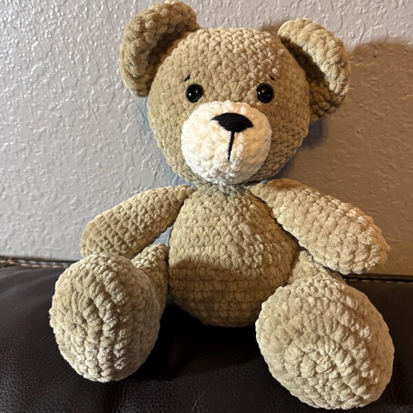 Amigurumi Teddy Bear Crochet Pattern, English Plushie PDF - Etsy