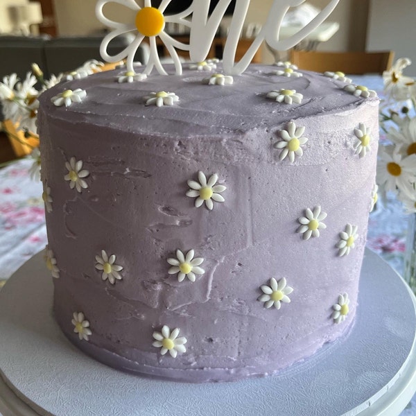 Daisy One - First Birthday Cake Topper - Age - 1st Birthday - Party ...