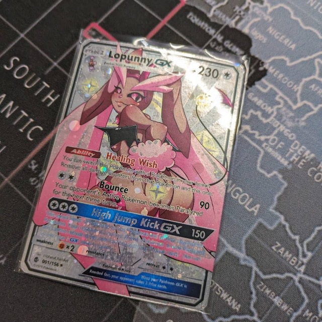 Custom Pokmon Full Art Card! Lopunny GX! - Etsy