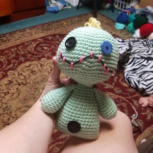 Disney White scrump voodoo amigurumi crochet toy for gift – Lenns