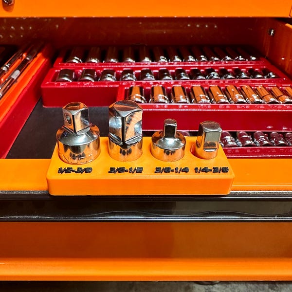 Magnetic Socket Adapter Holder – Adapter Set Organizer for Toolboxes - Etsy