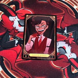 Alastor Human Hazbin Hotel - Card Fanmade !! - Etsy