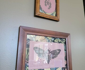 Shamrock Victorian Hand Linocut Print | Good Luck | Botanical Art | St. Patrick's Day | Gallery Wall | Handmade Relief Mini Print