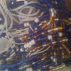 PLUS SIZE TIE On Waist Beads, Waist Beads, Waist Bead Set, Thread Waist Bead, Waist Chain, Tie On Belly Bead, Waist Bead For Weight Tracking