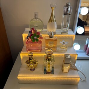 Base per Display a LED, Espositore Rotante a 7 Colori con Fondo