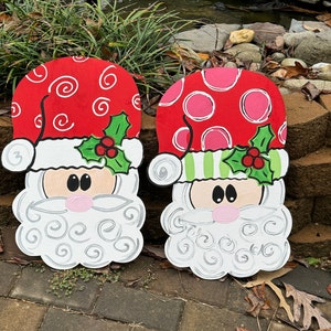 Door Hanger Template merry Christmas Circle - Etsy