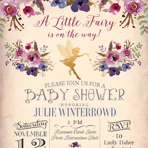 fairy garden baby shower theme