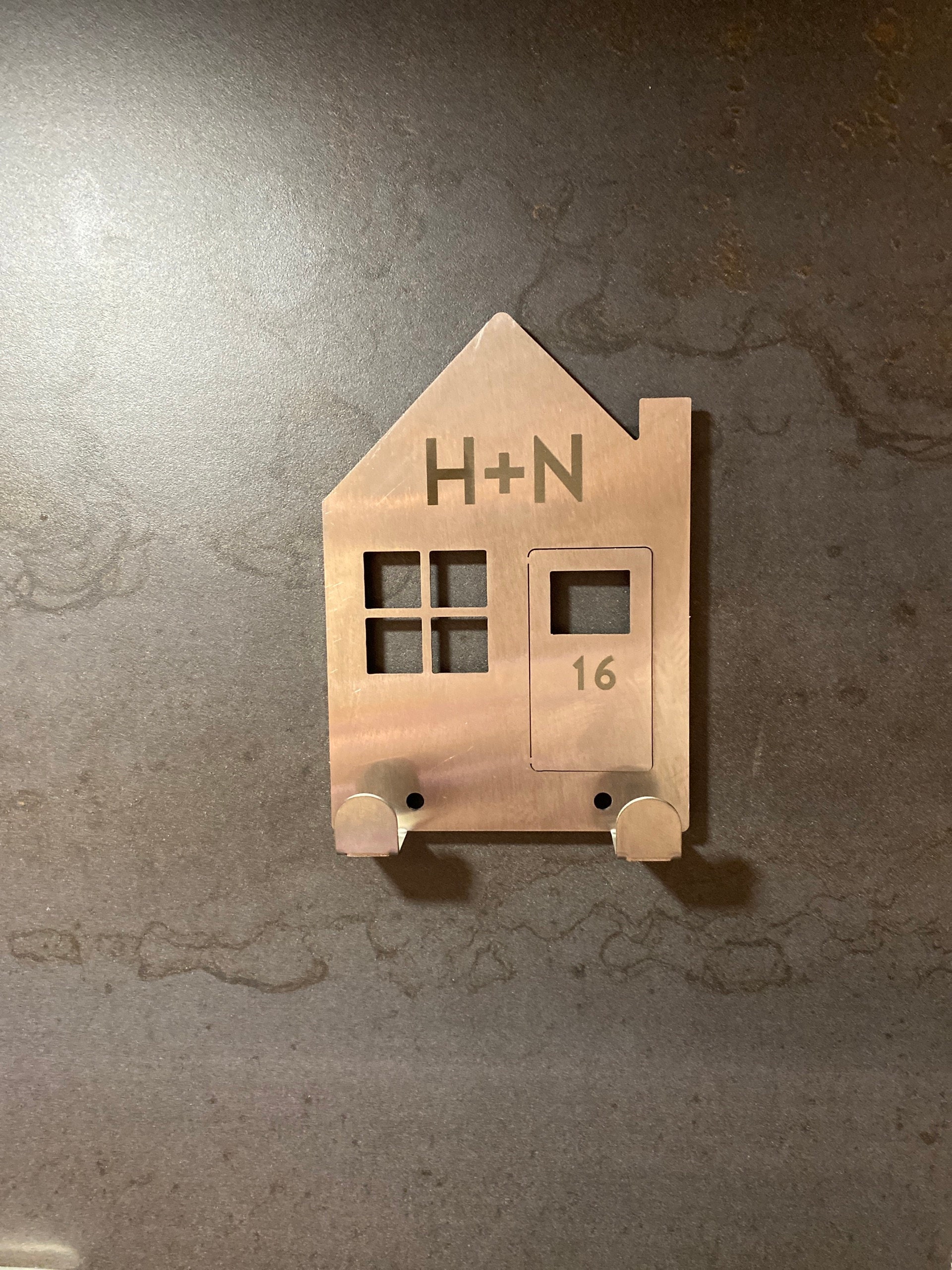 Personalised New Home Couples Key Holder