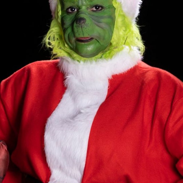 The Grinch latex prosthetic/grinch costume/latex mask – Berghmans FX