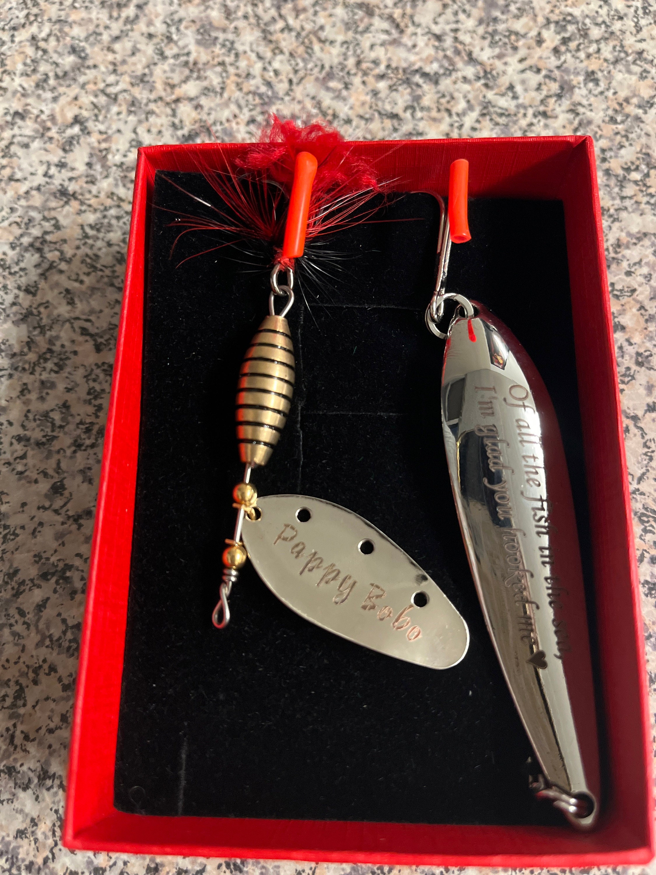 st valentine&#39;s day gift Fishing Custom Lure father&#39;s  gift fisherman Gift for Dad Uncle husband Anniversary Vatertag sgeschenk Reel Bait
