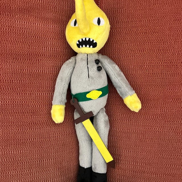 手作りのレモンぬいぐるみ人形、アール・オブ・レモン・トイ、28～29cm