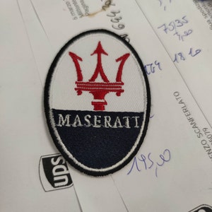 Écusson brodé à coudre ou à repasser pour veste de motard Mitsubishi Racing