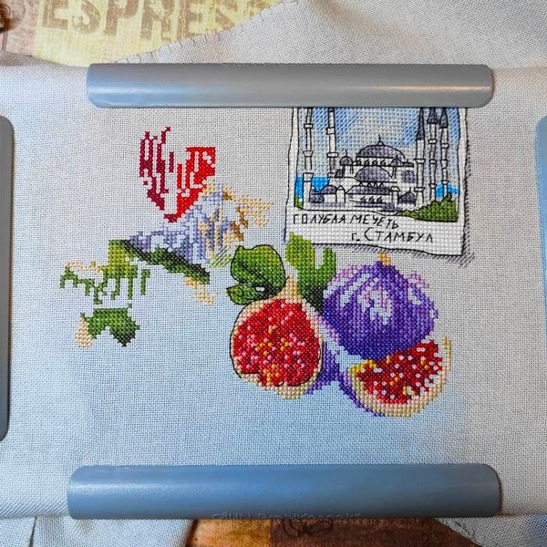 Turkey, a Series of Countries. DMC Cross Stitch Chart Needlepoint