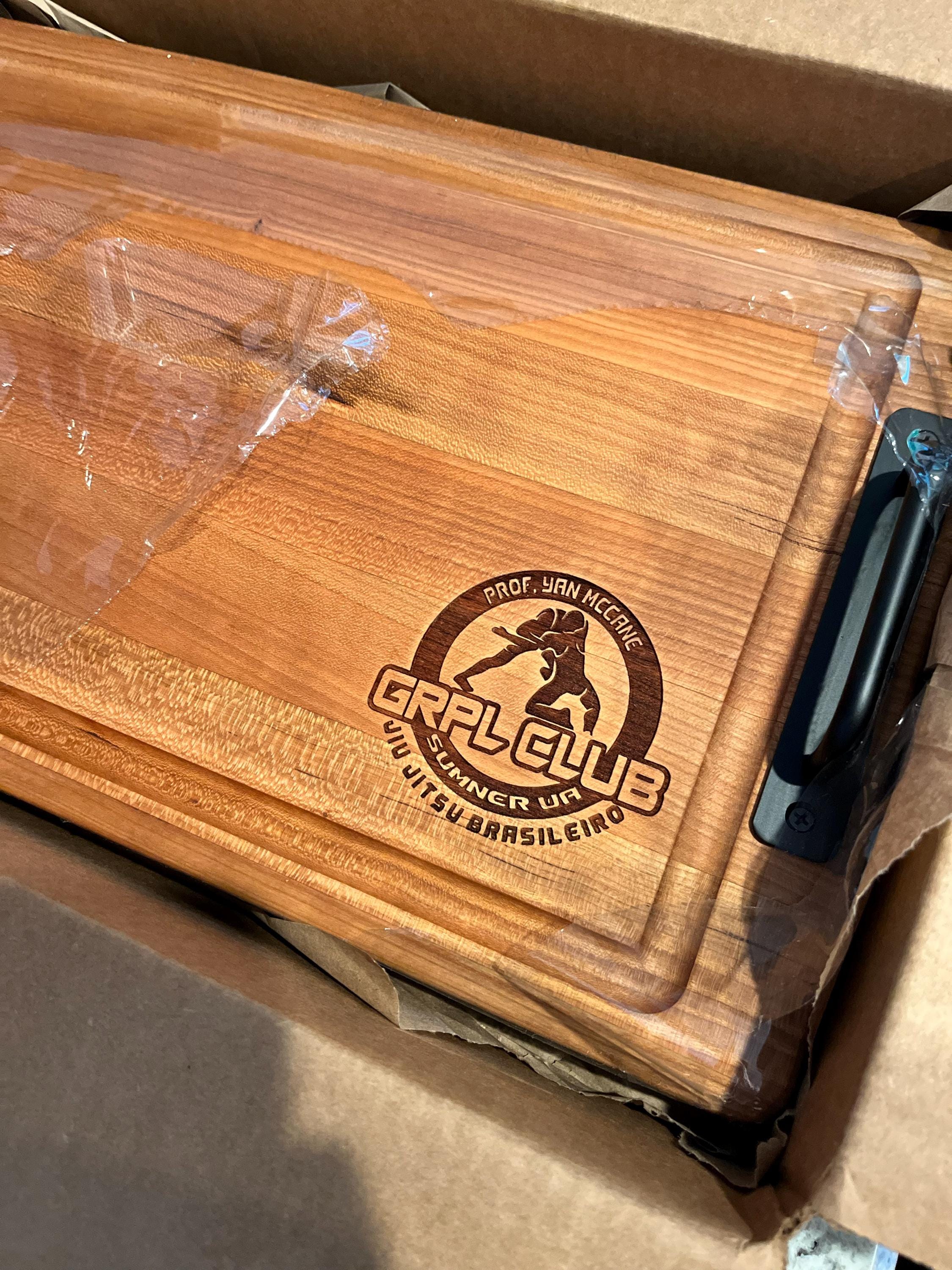 Large Cutting Board,BBQ Pit Accessory, Grilling Board, Pellet Smoker Board, Serving Tray,  Mens Cutting Board