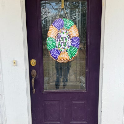Whereable Art Mr Jingle King Cake Door Hanger main image 0